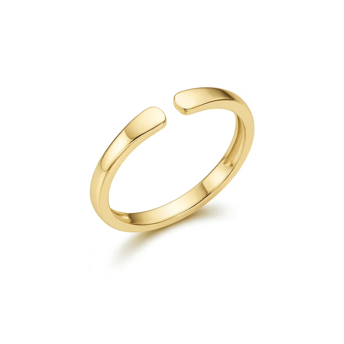 Anello regolabile con iniziale sussurrata