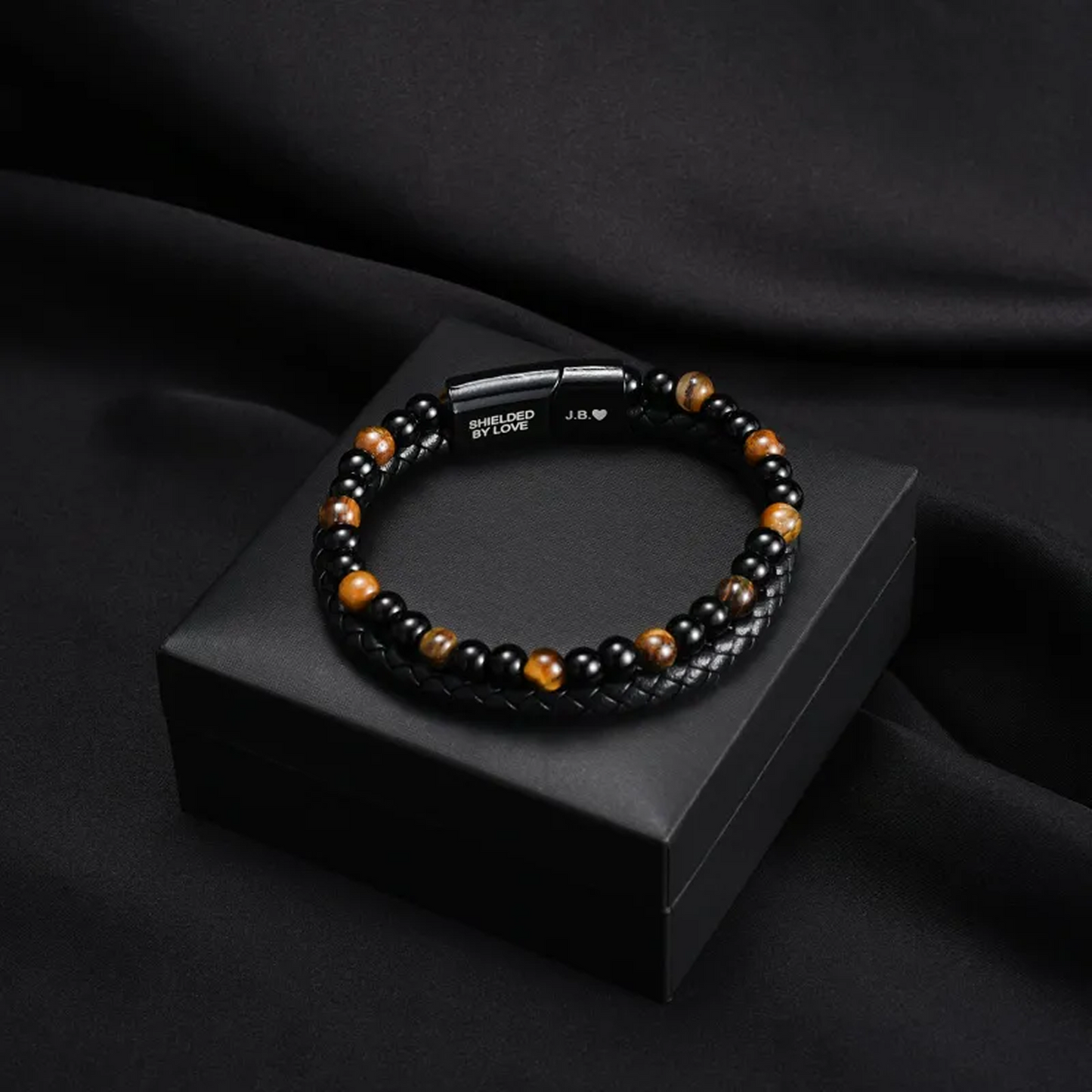 Bracciale “Scudo del Figlio” – Occhio di Tigre