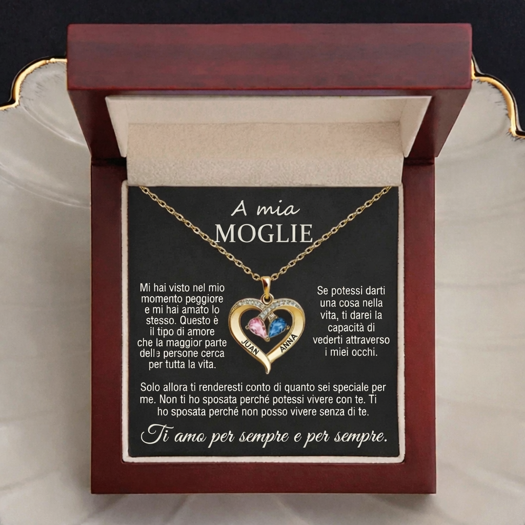 Collana a cuore – Per sempre tua