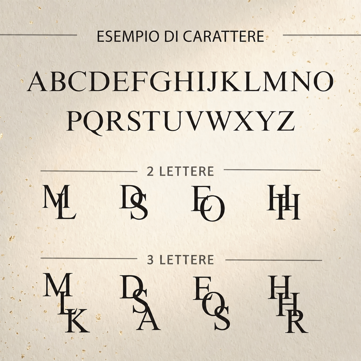Collana personalizzata con lettere