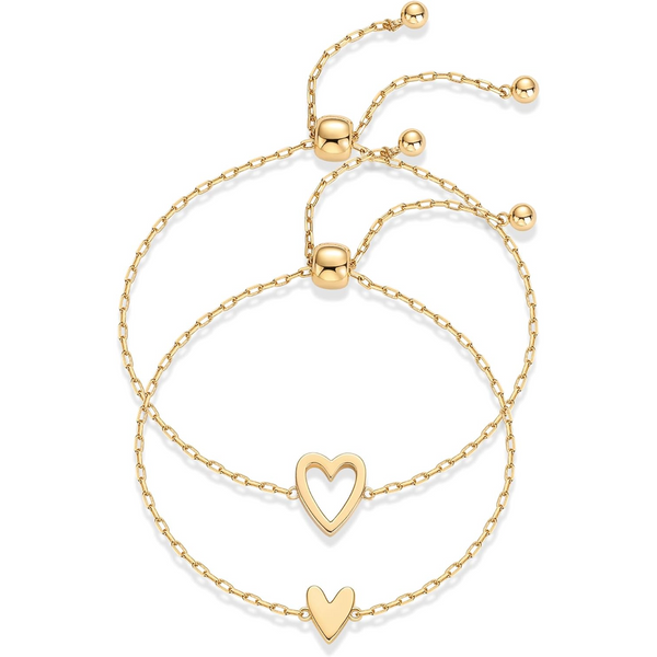 Set di Bracciali Cuori Uniti