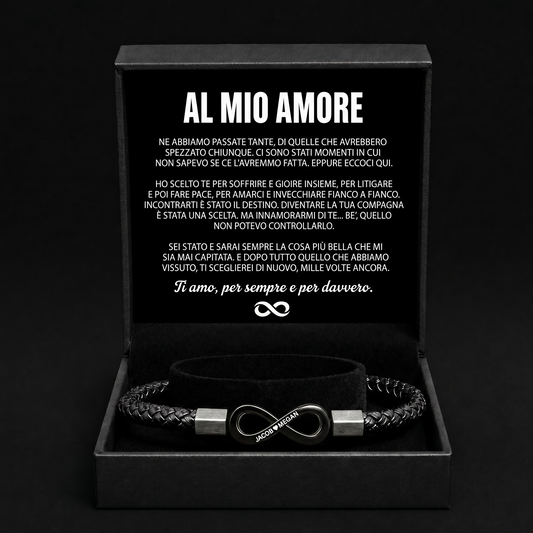Bracciale Personalizzato "A Mio Marito"