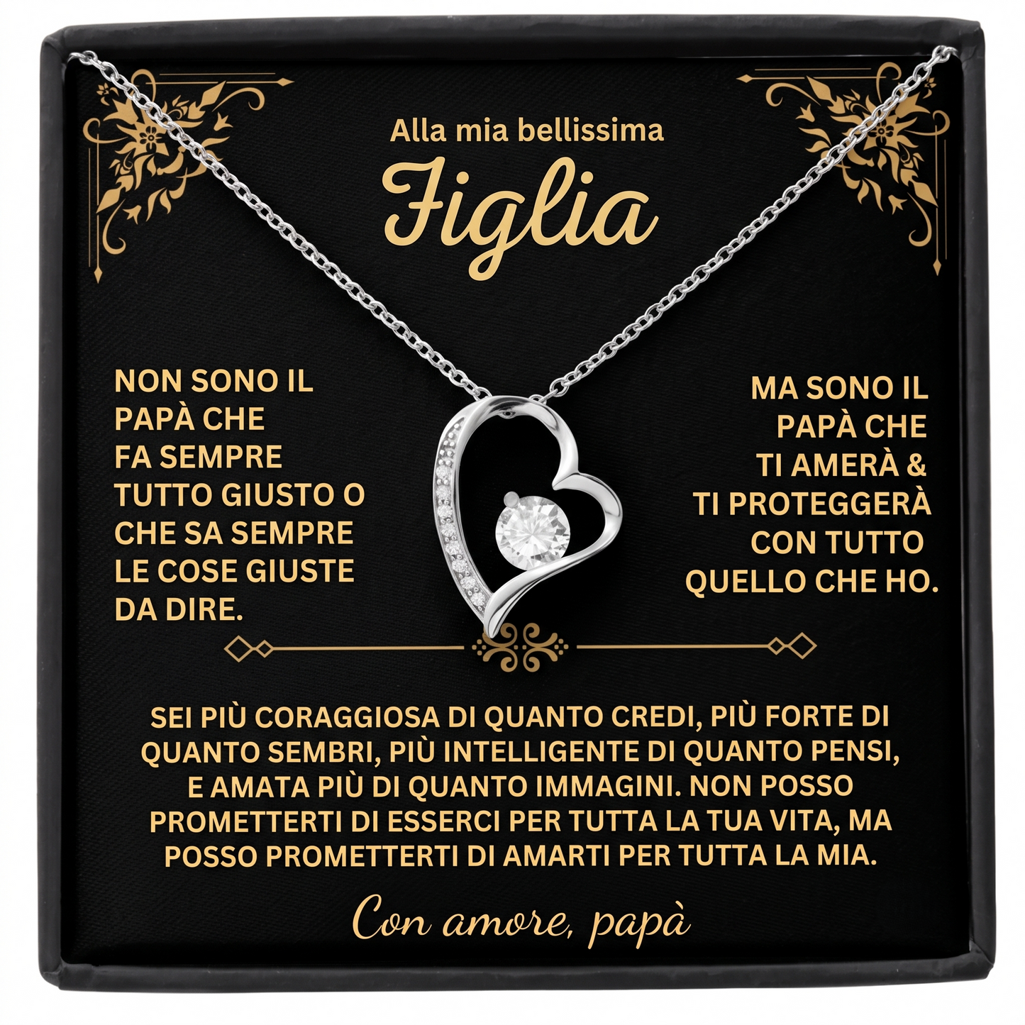 A mia figlia, per sempre nel mio cuore