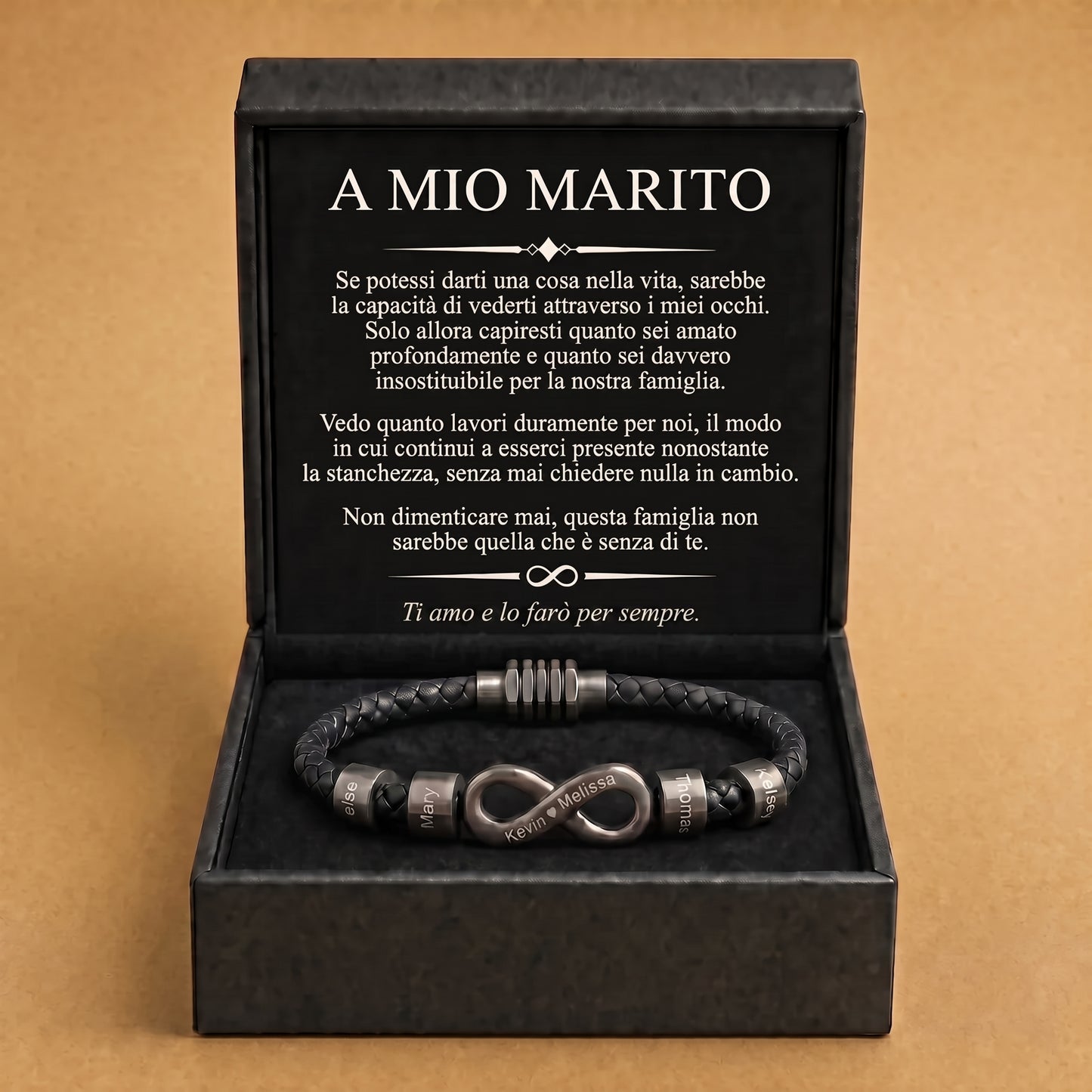 Bracciale Legame Eterno con Nomi