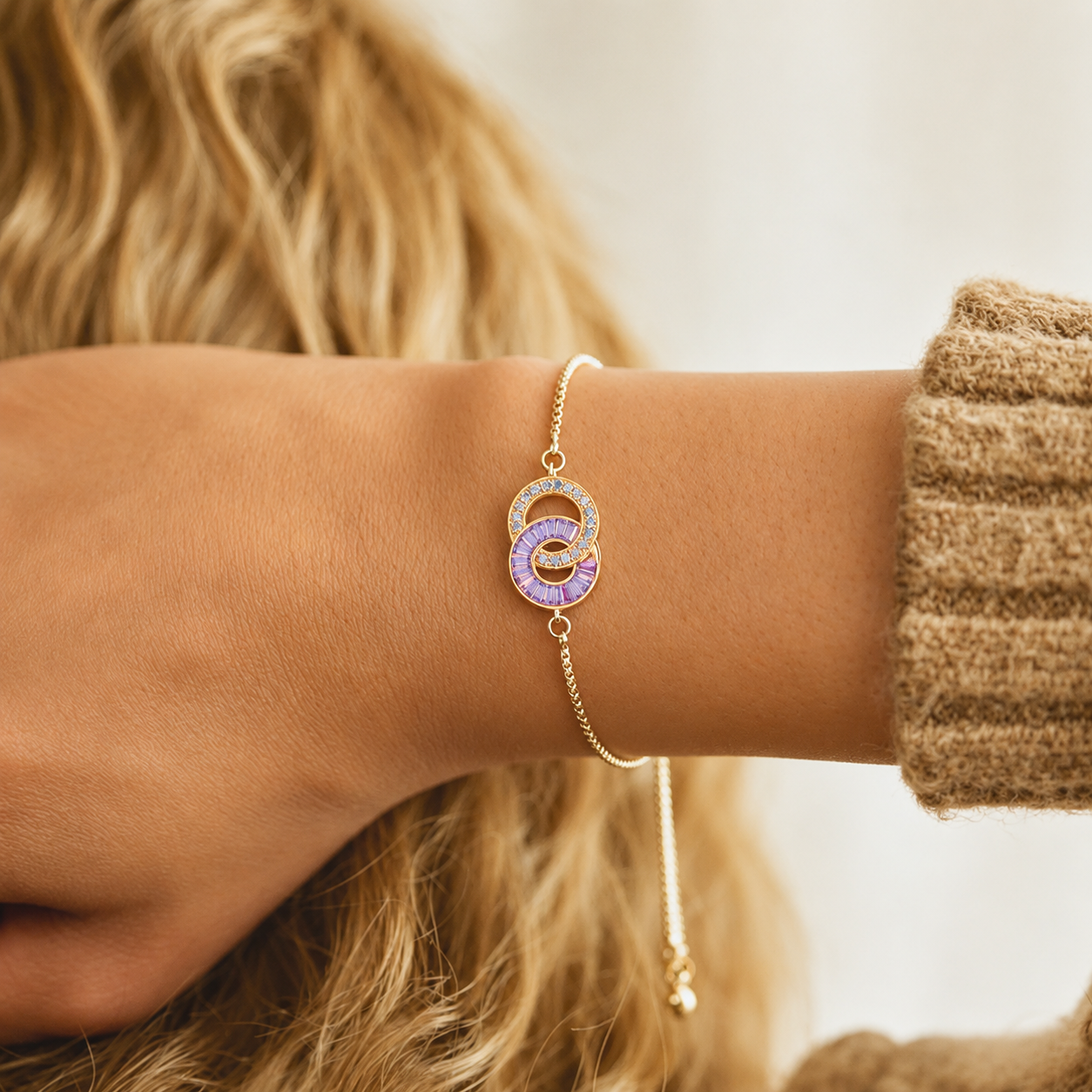 Bracciale Personalizzato Pietre Intrecciate