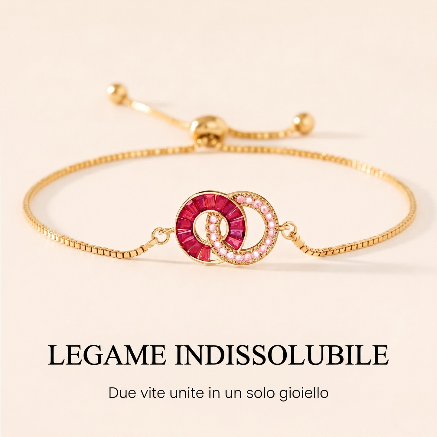 Bracciale Personalizzato Pietre Intrecciate