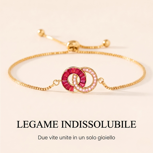Bracciale Personalizzato Pietre Intrecciate