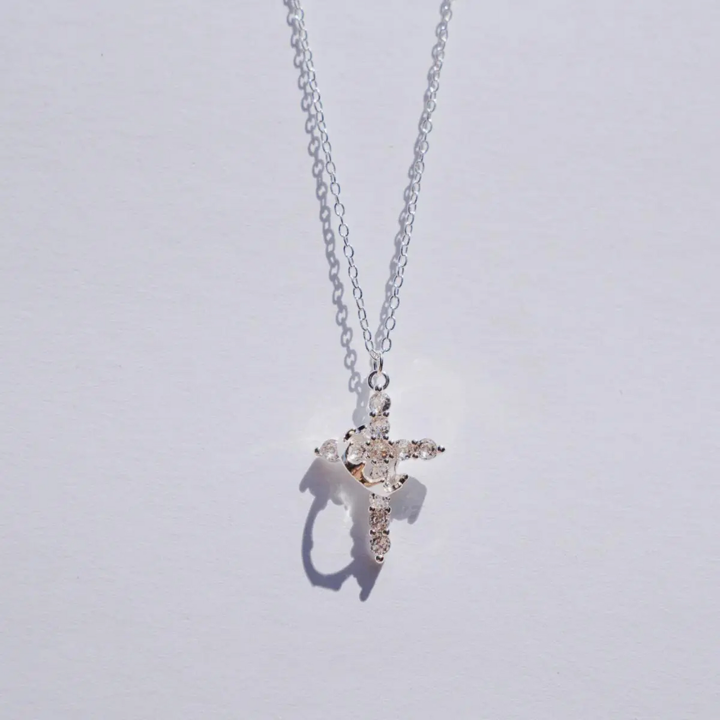 Collana Fede Croce Corona