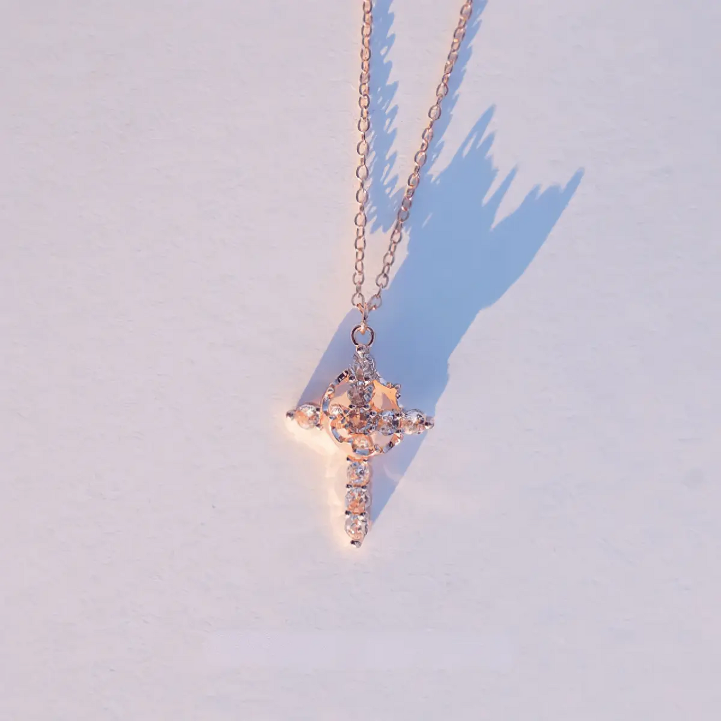 Collana Fede Croce Corona