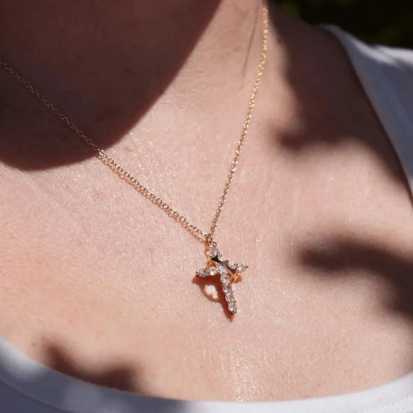 Collana Fede Croce Corona